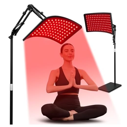 Viconor Red Light Therapy Device Lamp for Body, Infrared Light Therapy with Stand Adjustable - 660nm Red Light and 850nm Near Infrared Light for Body at Home Skin Care Pain Relief