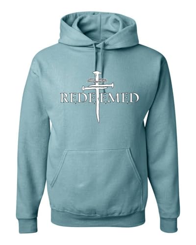 Wild Bobby Redeemed Cross Jesus Christ Nails Inspirational/Christian Unisex Hoodie