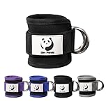 Slim Panda Ankle Strap for Cable Machine Attachments, Resistance Bands for Kickbacks, Glute Workouts, Leg Extensions, Curls, and Hip Abductors for Men and Women