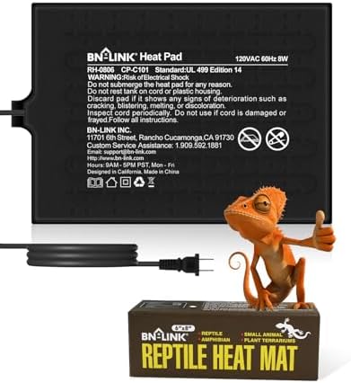 Heating Pad Under Seedlings: 5 Surprising Benefits You Didn't Expect 5 BN-LINK Reptile Heat Pad 6"X8" 8W for 10-20gal Under Tank Terrarium Heating Mat Waterproof for Turtle, Lizard, Frogs, Snake, Hermit Crab