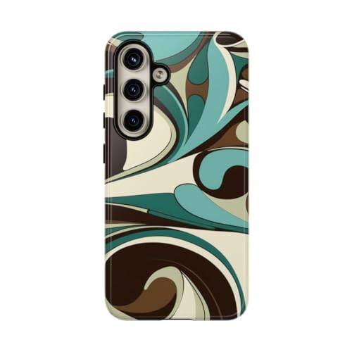 Coque Samsung S24 tourbillon abstrait design élégant pour le quotidien