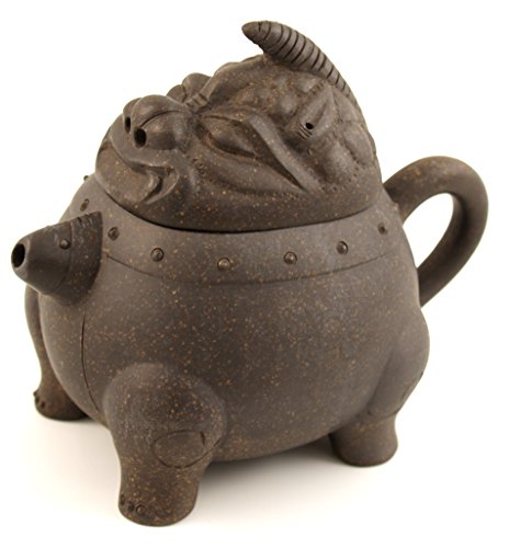 Brown Fong Shui Chinese Yixing Clay Tea Pot 11 ounces