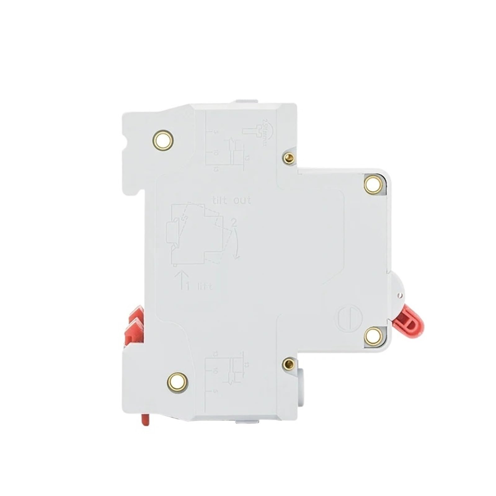 1 szt. 3P mini wyłącznik obwodu krótki obwód przeciążenia 230V-415V 4,5/6KA Montaż na szynie Breaking Capity 10A 16A 20A 25A 32A 40A (1A)