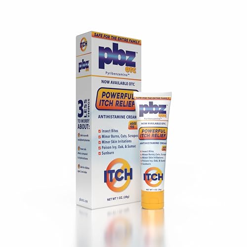 PBZ OTC Antihistamine Cream with 1% Tripelennamine, Kid...