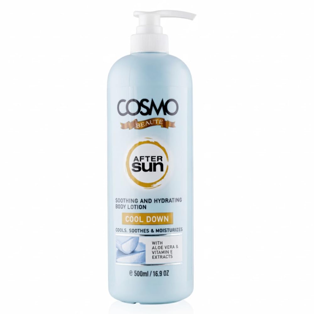 Cosmo Beaute After Sun Body Lotion 500ml | Soothing, Hydrating & Cooling Lotion for Sun-Exposed Skin | Nourishes, Repairs & Moisturizes Skin Exposure | Lightweight, Non-Greasy Formula for Smooth, Soft & Healthy-Looking-image-26