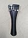 MUSICAL STRINGÂ Violin Tailpiece Ebony wood Hill Model BUILT IN PUSH ADJUSTER best quality 4/4, Black, Full (59)