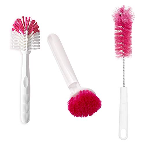 Crazy Deals Fuller Brush Pretty & Pink Dish Cleaning Brush Kit - Cleaning Set for Sports Bottles, Dishes, Pots Pans, Utensils Crazy Deals Fuller Brush Pretty & Pink Dish Cleaning Brush Kit - Cleaning Set for Sports Bottles, Dishes, Pots Pans, Utensils