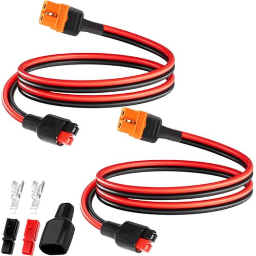 Câble Anderson vers XT60i femelle 12 AWG pour panneau solaire et station de charge