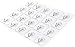 NEEMAY 22lb/9.9kg(Max) Adhesive Heavy Duty Command Sticky Hooks Removable Waterproof Reusable Stainless Hooks For Hanging Wall Ceiling Bathroom Kitchen Bedroom(20pcs)