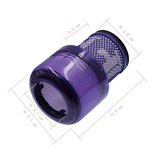 Fre.Filtor 2-PACK Replacement Filters Compatible with Dyson V11 V15 Vacuum,Compare to Part # DY-970013-02