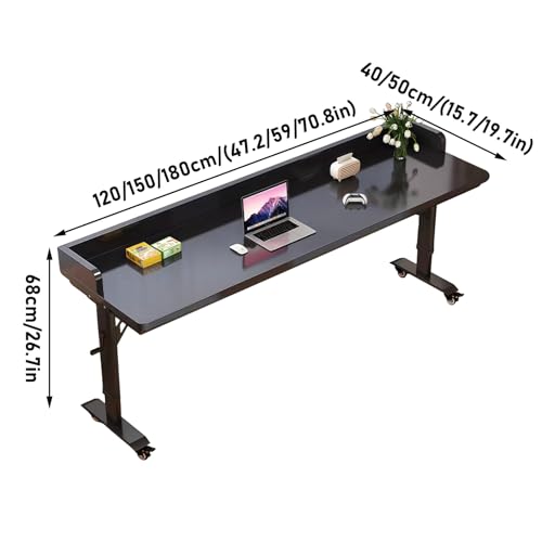 Bureau debout mobile et réglable pour ordinateur portable