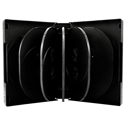 Boîtier DVD de 39mm MediaRange blanc pour protéger dix séries TV