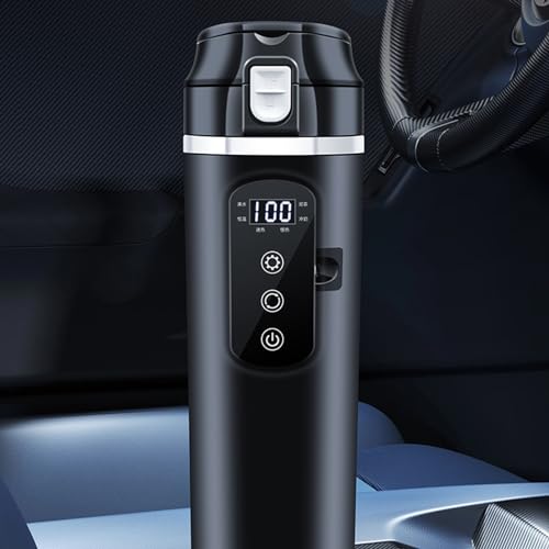 Taza de viaje eléctrica 500ml acero inoxidable 12V 24V miniatura 3