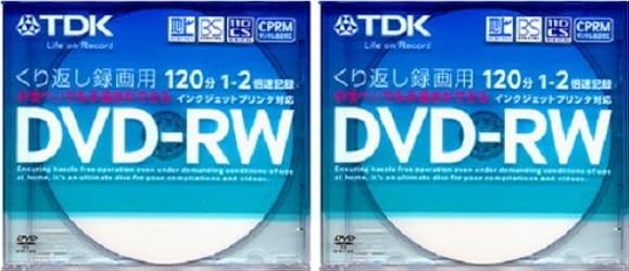 DRW120HCDPWA20PA TDK 録画用DVD-RW 1-2倍速 Amazon.co.jp: TDK 録画用DVD-RW CPRM対応 1-2倍速対応 ホワイト