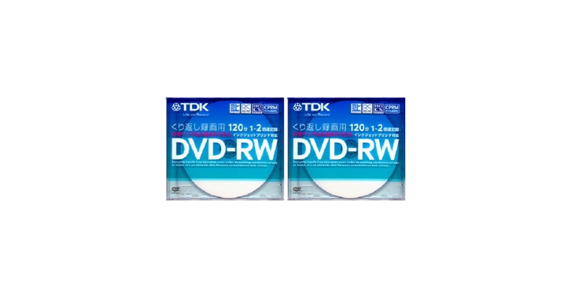 Amazon.co.jp: TDK DVD-RW 繰り返し録画用120分 : パソコン