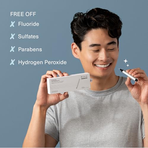 boka whitening express glow teeth whitening pen - powered by pap amp nano-hydroxyapatite - 10 shades whiter within 7 days - easy to use whitener appropriate for sensitive teeth