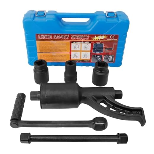 Angchun 1:68 Heavy Duty Torque Multiplier Wrench Set, 6PCS Torque Multiplier 1" Drive 7500N.m Labor Saving Lug Nuts Remover with 21,38, 41mm Sockets Set Lug Nut Wrench for Semi Truck & Trailer RVs