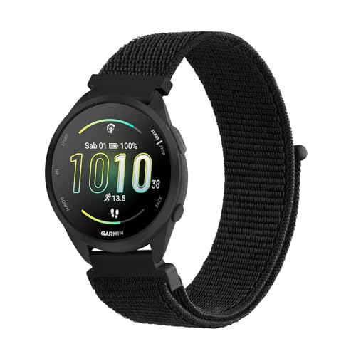 �i�C�����o���h Garmin Forerunner 165 �o���h 20mm �\�t�g�X�|�[�c�����p�X�g���b�v Garmin Forerunner 55/165/158/245/645/Vivoactive 6/Vivoactive 5/3/3 Music/