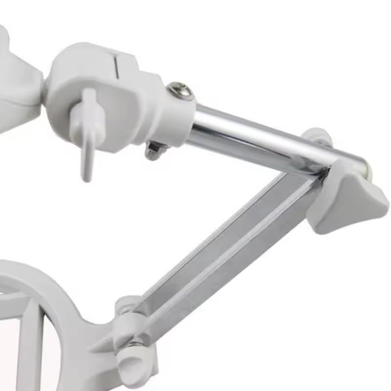 Lupa montada con Diadema, Lentes de Cristal, aumentos de 1.6X, 2X, 2.5X y 3X. Ideal para Trabajos de joyería y reparación de Relojes.
