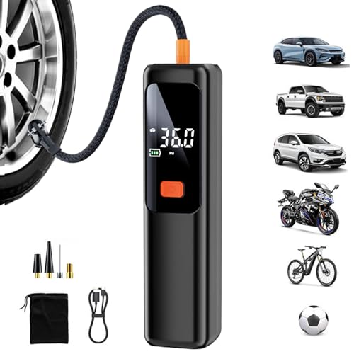 カーエアコンプレッサー - ポータブル コードレス エアポンプ 自動車 バイク,電動空気入れ スクーター トラック ピックアップ 自動車 オートバイ モーターサイクル マットレス インフレータブル セダン ボール用,マットレス インフレータブル キャンプ