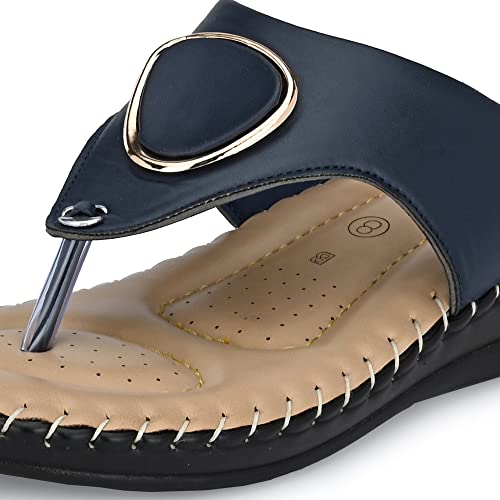 Image of Centrino Women's Thong Comfortable Ortho Care Ladies | Fashion Wear Sandal & Chappal | Soft Cushioned for More Comfort (7902)