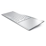 [page_title]-Aplic - Wireless Slim Tastatur mit Touchpad - Multimedia Keyboard im Slim Design - Multitouch-Gestensteuerung - kompatibel mit Apple