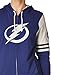 Majestic NHL Tampa Bay Lightning Women's Turnbuckle Fleece, Blue Cobalt/White/Black, Large