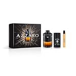 Azzaro The Most Wanted Parfum – Intense Mens Cologne Gift Set – 3-Piece Set Includes Full Size Fragrance (100ml) + Travel Size Spray (10ml) + Deodorant Stick (77g) – Gifts for Men