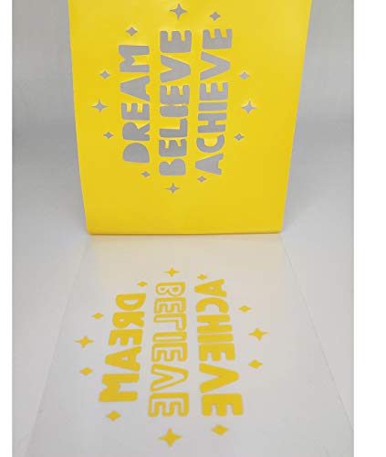 Image of Guangyintong Yellow HTV Rolls, 12 inch x 5ft, Iron on Vinyl for T Shirts, Glossy Surface, Easy to Cut & Weed, Heat Vinyl DIY Design