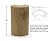 3/4" x 2 3/4" x 4" Clear Superior Grade Alder & Knotty Premium Grade Alder Outside Radius Corner Base Block, Trim Molding (12, Knotty Alder)