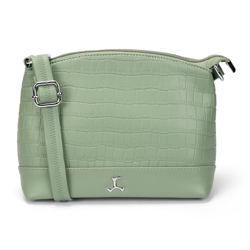 Image of Mochi Women Casual Faux leather Soft Body Zipper closure Solid Sling Bag