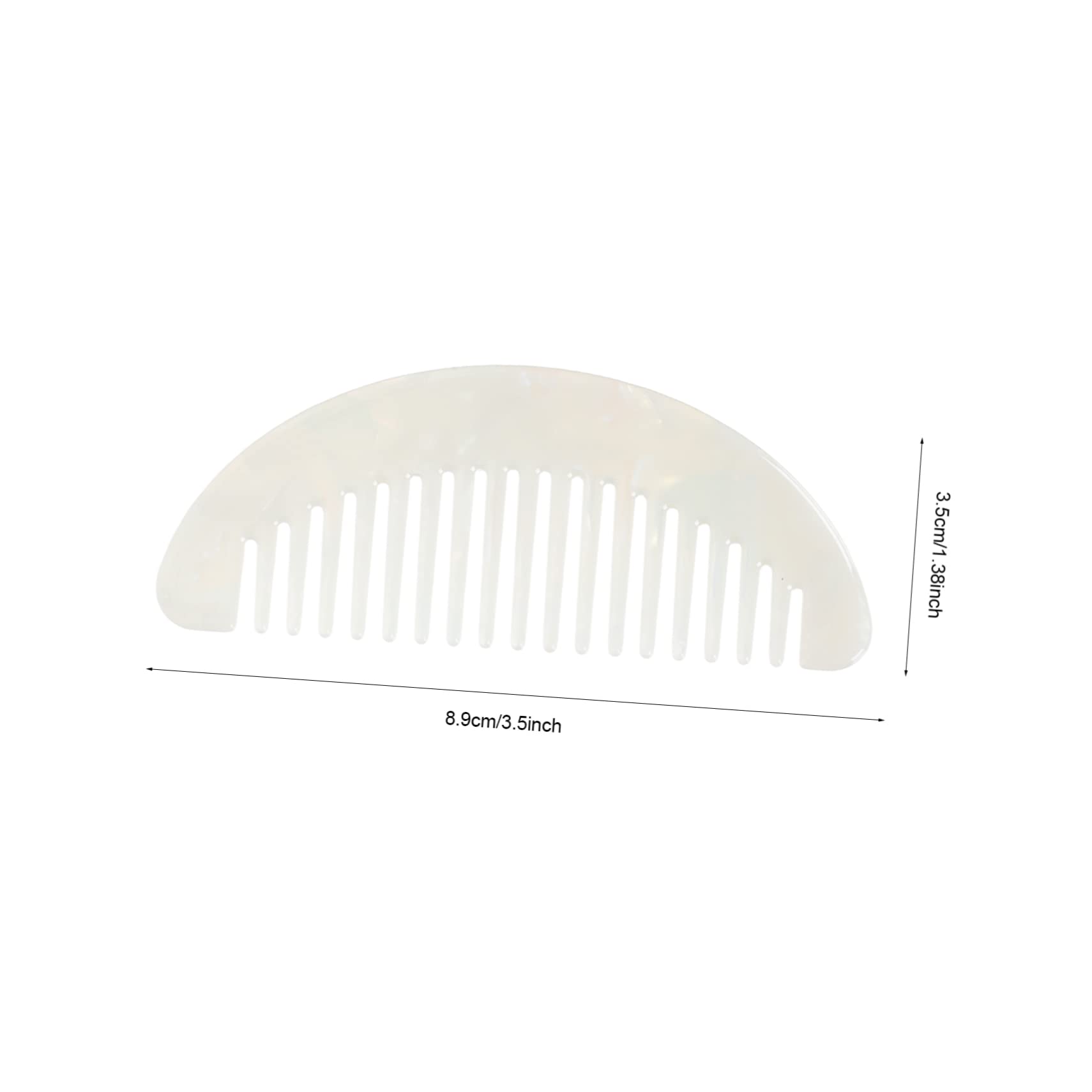 Healeved Set Di Pettini in Plastica a Denti Larghi Strumenti Per Parrucchieri Per La Casa Comodi Per Il Cuoio Capelluto Per Viaggi.