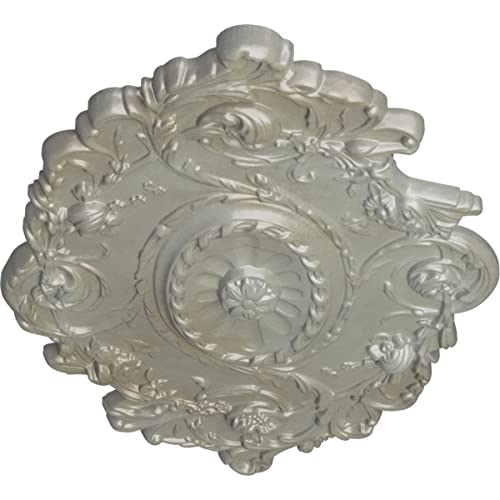 Médaillon de plafond moulure décorative Strasbourg cuivre et or - 3