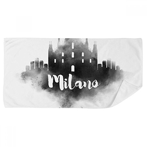 Serviette de bain Milano Italie peinture 35x70cm douce multicolore - 2