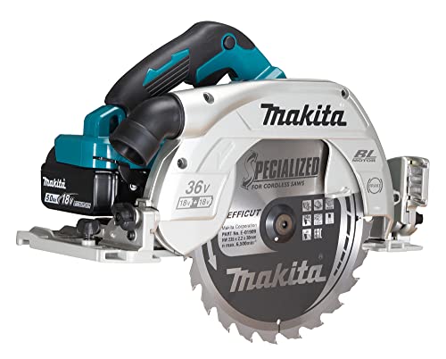 Scie circulaire MAKITA DHS900ZK 36V 2x18V Li Ion Ø 235mm Machine Nue - vue 4