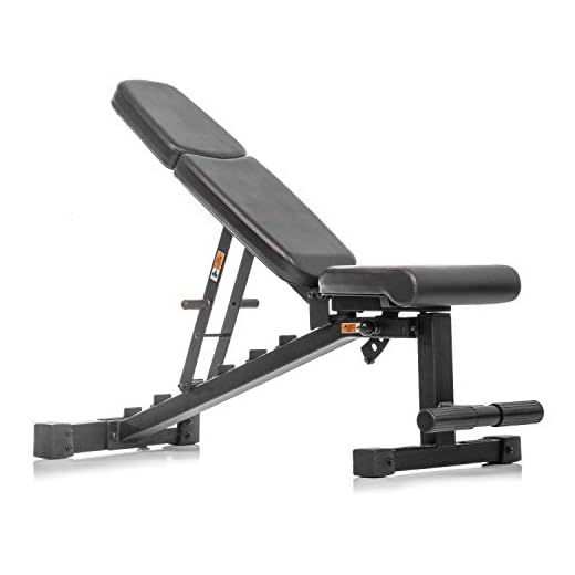 XMark Power Series Adjustable Flat Incline Decline Bench, 1500 lb. Wgt Capacity, 7 Back Pad Positions From Decline at -20 degrees To Incline of 85 degrees, and 3 Ergonomical Seat Pad Positions XM-9010