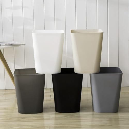 Sinoba Papierkorb 6102 Mülleimer Abfalleimer Papiereimer Kunststoff ideal für Kinderzimmer Büro Küche Höhe 29 cm 12L (Weiß) – Bild 7