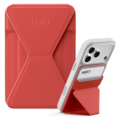 Image of MOFT Magsafe Wallet Stand Compatible with iPhone 16 /15 /14 /13 /12 Series, Angle Adjustment & MOVAS Phone Stand,Light Sunset