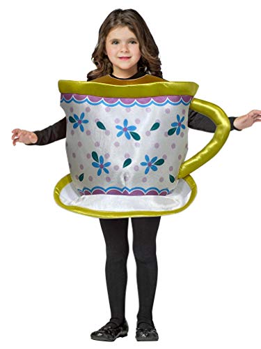Disfraz taza de té para niños talla 4-10 miniatura 1