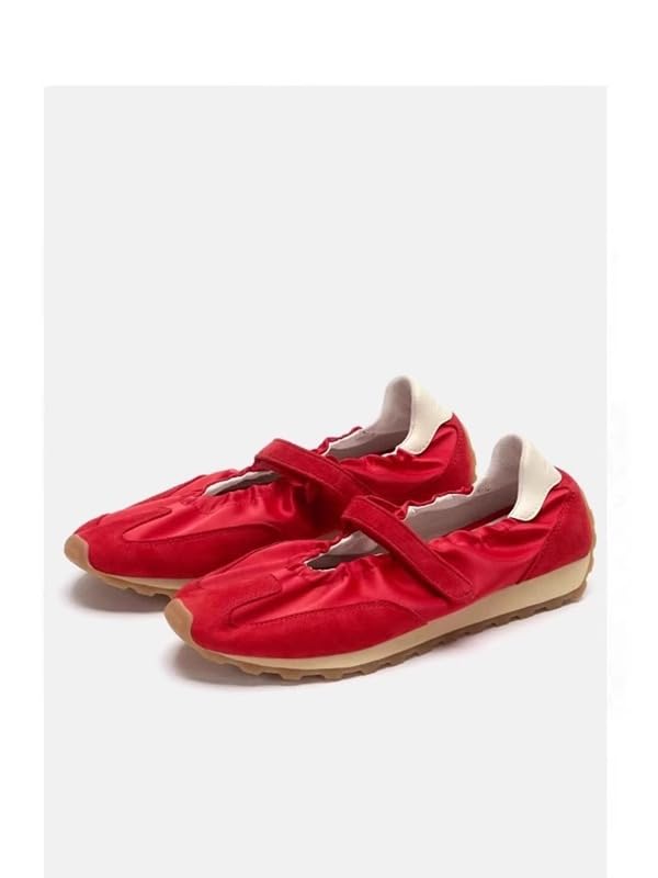 Sneakerina Ballet Sneaker Shoes For Women Girls Mary Janes Flats Cute Casual Lightweight Running Soft - Y2K Retro Non Slip Tennis & Racquet Sport Preppy Elegant Athleisure Trendy Comfortable Walking2