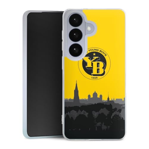 Coque Slim Compatible avec Samsung Galaxy S26 Case Ultra Fine Etui Silicone Ultra Fine BSC Young Boys Logo Produit sous Licence Officielle