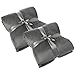Produktbild WOLTU® Kuscheldecke 2er Set XL XXL Wohndecke Sofadecke Decke Microfaser Mikrofaserdecke Fleecedecke TV-Decke, 230x270cm, Grau