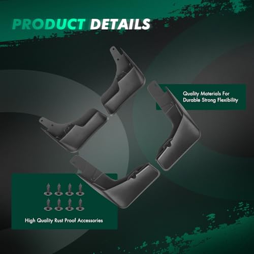 Image of SCITOO Mud Flaps Fit for Nissan Rogue 2014-2019,for Nissan X-Trail 2014-2019