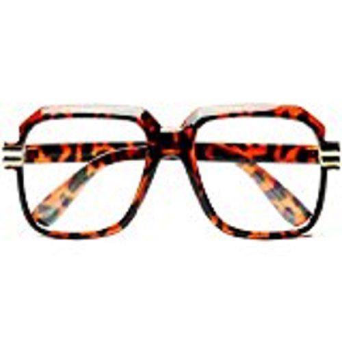 HIP Hop Rapper Retro Large Oversized Clear Lens Eye Glasses