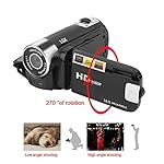 Digital Camcorder, DH-90 16X Digital Zoom 2.7 Inch Colourful Display Screen, High Definition Camera Image Video Shooting Camcorder US Plug 110-240V - Image 4