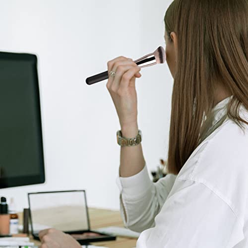 3Pcs Foundation Concealer Brush, Slanted Foundation Brush for Liquid Makeup, Angled Cream Foundation and Under Eye Concealer Brush Set for Blending Cream Powder Buffing Stippling (3 Sizes) - Image 7