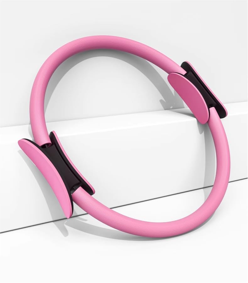 10 pcs Recovery-Boosting Pilates Ring Circle - 15 Inch for Fitness & Rehab - Lightweight PP NBR