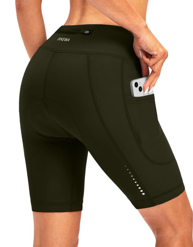 Bikewa Women's 4D Padded Bike Shorts