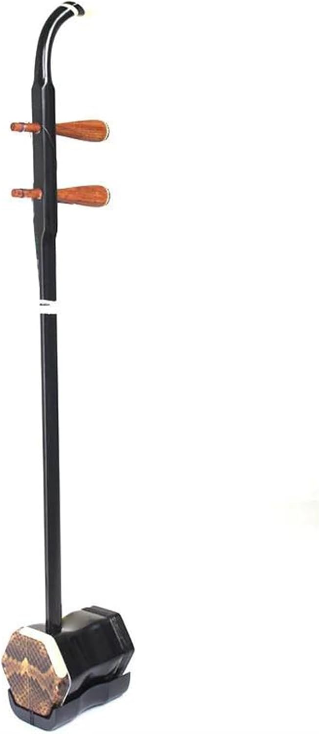 National Musical Instruments 黒檀八角二胡演奏楽器 アクセサリー付き