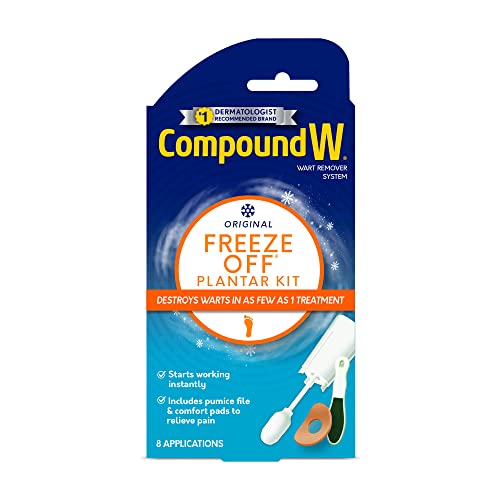 compound w freeze off plantar wart remover kit 8 applications1 count pack of 1